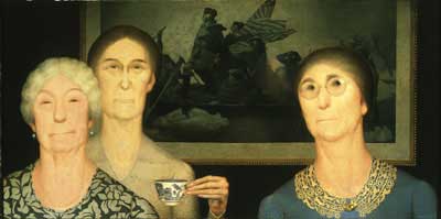 Daughters of Revolution, 1932-Grant Wood